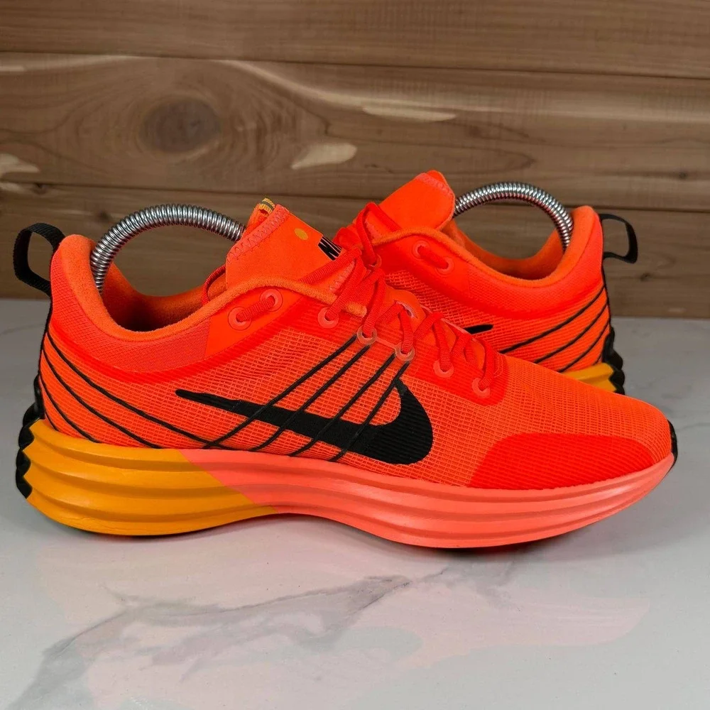 Nike‎ Lunar Roam Total Orange Black Running Shoes HJ9145-809 Mens 8